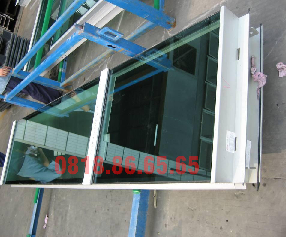 Mặt dựng nhôm kính hệ Unitized gia công tại xưởng sản xuất AGC Việt Nam